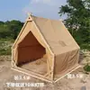 Tenda triângulo de influenciador digital relógio de ponto ao ar livre ponto turístico acampamento plataforma de catering restaurante terraço de churrasco