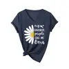 Meus produtos favoritos Amazon eBay estação independente moda versátil elegante camiseta feminina de gola V manga curta