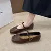 Hermosos Zapatos Mary Jane de Una Correa para Mujer, Nuevo Estilo Primavera/Verano 2026, Modernos y Elegantes, Cómodos Zapatos de Boca Baja que Combinan Bien con Faldas