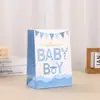 Bebé Niño Bebé Tema Niños Bolsa de Regalo para Niños Bolsa de Papel Kraft Bolso de Mano Bolsa de Embalaje para Regalo de Fiesta