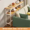 Mesa estrecha para hueco de cama, estante de almacenamiento para el pie de la cama, mesa larga extremadamente estrecha, de pie contra la pared, gabinete estrecho para hueco de cama, almacenamiento multicapa