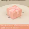 Caja de Joyería de Lujo Ligero de Alta Gama con Lazo 520 Día de San Valentín Embalaje de Cubierta de Joyería Almacenamiento Caja de Regalo
