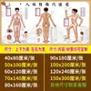 Mapa de Pontos de Meridianos do Corpo Humano Cartaz de Parede Desenho Colorido Cartaz de Parede Quase Grande HD Corpo Inteiro Saúde Moxabustão Massagem Personalização