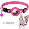 Collar Reflectante para Mascotas con Airtag Anti-Pérdida Collar con Campana para Perros de Raza Pequeña