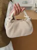Bolsa Plissada de Design de Nicho Transfronteiriça Moda Nova Bolsa de Mão 2025 Bolsa Transversal Ombro Único Nova Bolsa de Mão Branca