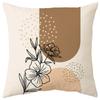 Funda de almohada de estilo nórdico simple para el hogar, para oficina, interior, sofá, funda de cojín, funda de almohada Morandi para coche