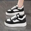Zapatillas Blancas de Plataforma con Grulla de Almohada, Zapatos Casuales de Suela Gruesa para Aumentar la Altura para Mujer, Nueva Colección Otoño 2026, Zapatillas Blancas Versátiles y Modernas