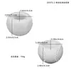 Molde de Silicone para Copo de Vela de Beisebol DIY Novo, Molde para Ornamento de Gesso Caixa de Armazenamento de Beisebol em Estoque