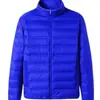 Chaqueta acolchada de algodón ligero anti-temporada para hombre, ultra delgada, ligera, fina, talla grande, para hombre gordo, nueva