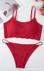 Conjunto de Roupa Íntima Feminina Seamless de Peça Única Transfronteiriça, Alças Ajustáveis Confortáveis, Sem Aro de Metal, Roupa Íntima de Seda Gelada Seamless com Costas Bonitas