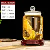 Botellas de Vidrio para Elaborar Vino, Recipientes Sellados Caseros, Frascos para Vino Medicinal de Ginseng, Recipientes para Vino, Frascos para Licores con Grifo, Botellas de Vino Especiales
