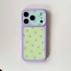 Design de poás em blocos de cores inspirado na dopamina, adequado para capas de celular iPhone 18 Pro Max, Apple 17, fofo, criativo e para iPhone 15