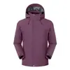 Chaqueta Hardshell Tres en Uno para Exteriores para Hombres y Mujeres con Capucha Desmontable, Set de Dos Piezas, Cortavientos, Impermeable, Ropa de Montañismo, Logo Estampado