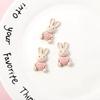 Oso Sonriente Conejo DIY Funda para Teléfono Accesorios de Resina Pegamento Crema Vaso Caja de Papelería Material de Parche Venta al por Mayor Joyería