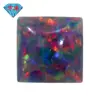 Huagang Pedra Preciosa Quadrada Ângulo Reto Fundo Plano Opalina Sintética Artificial Pedra de Opala Imitação Opala Opala # 13-2