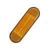 Adequado para Peças Refletivas Prata-Amarelas Dianteiras da Patinete Xiaomi, Não. 9 Cobertura Frontal Decorativa para Patinete Folha Refletiva