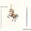 Colgante Decorativo de Caballo Galopando Nuevo y Hermoso Transfronterizo de Acrílico Regalo de Vacaciones Llavero para Mochila Colgante