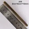 Manija de cerradura de puerta inserto de varilla cuadrada manija de puerta de varilla cuadrada acero cuadrado barra rectangular hierro cuadrado barra de transmisión eje cuadrado accesorios de tubo