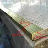 Tira de Cobre Engrosada en Forma de L para Piso de Madera, Tira de Cobre Antideslizante para Escaleras, Moldura de Cobre para Cubrir Esquinas en Ángulo Recto de Puertas con Alfombra