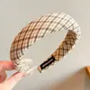 Diadema Ancha de Lunares Estilo Coreano Retro para Niñas 2026 Nueva Diadema Superior de Calavera Accesorios para el Cabello para Adelgazar el Rostro Infantil