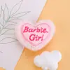 Ins Fofo Girly Coração de Pelúcia Boneca Coração Pingente Decoração de Bolsa Chaveiro Criativo Pingente Acessórios Presente