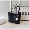 Bolso Grande de Moda para Mujer 2025 Nuevo Bolso Tote de Viajero de Gran Capacidad Textura Simple Un Solo Hombro Sobaco Bolso Grande