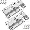 Pestillo Doble de Acero Inoxidable Amazon 2 pulgadas 3 pulgadas 4 pulgadas Pestillos Izquierdo y Derecho Pestillo Manual de Doble Cabeza Montado en Superficie Engrosado