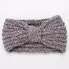 Nova Faixa de Cabelo de Veludo para Outono e Inverno Feminino Macia Espessada Alta Elasticidade Quente Lã Tricotada Laço Headwear Acessórios de Cabelo