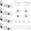 Accesorios para soporte de cortina plisada transfronterizos, juego de 18 piezas, código de instalación para persiana veneciana, cortina vertical, persiana enrollable, ventana fija