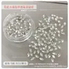 Decoraciones para Uñas de Circonita Biselada con Base Plana Mini, Brillantes Pequeños en Forma de Marquise, Forma de Diamante, Blanco Transparente, Rosa, Champaña, Forma Irregular, Pedrería para Uñas