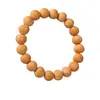 Pulsera Octogonal de Nogal con Forma de Espalda de Tiburón y Pluma de Fénix en Espiral Natural Personalizada para Mujer, Pulsera con Forma de Melocotón y Cabeza de Mono para Hombre