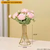 Estilo Ins Jarrón de Vidrio Transparente Simple Adornos Creativos para Sala de Estar Arreglo de Flores Secas Decoraciones de Mesa para Flores
