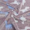 Em Estoque Flanela Dupla Face Estampada com Desenhos de Dinossauros Cartoon, Pijamas de Fleece Coral, Cobertores, Material para Pets, Estampas de Animais
