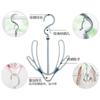 Estante para Secar Zapatos Hogareño Plegable a Prueba de Viento Balcón Percha Múltiple para Zapatos Gancho Estante para Secar Zapatos Artefacto para Secar Zapatos