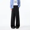 Outono de 2026 Novo Calça Casual Solta Versátil com Cinto Tendência INS de Alta Qualidade Estilo Americano