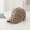 Sombrero de Cuadros con Letra Bordada R Estilo Japonés para Mujer Primavera y Otoño Gorra Vintage Personalizada Protección Solar Sombrilla Gorra de Béisbol Tendencia