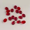 Suministro Directo de Fábrica Vidrio Esmaltado Cabujón Rojo Brillante Parche Accesorios de Ropa DIY Accesorios para el Cabello Hechos a Mano