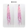 Trenzas retorcidas de comercio exterior transfronterizo, coletas de linterna de gradiente de colores, trenzas tejidas a mano, coletas de peluca de Halloween