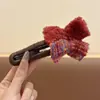 Grampo de Cabelo Bico de Pato com Laço de Botão para Mulheres, Presilha Grande de Uma Linha de Alta Qualidade para a Parte de Trás da Cabeça com Grande Volume de Cabelo, Grampo de Cabelo Acessório de Cabeça