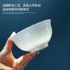 Cuenco de Cerámica Jingdezhen para Uso Doméstico, Porcelana Azul Sombra de Alta Temperatura, Libre de Plomo y Cadmio, Porcelana Saludable, Exquisito Cuenco para Comer, Cuenco para Fideos, Regalo de Inauguración