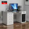 Escritorio de Acero Oficina Escritorio de Computadora Hierro con Cajón con Cerradura Ranura para Hostorio Escritorio de Escritura Doctor Escritorio Financiero