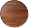 Bandeja de Servicio de Fábrica de Comercio Exterior de Dongguan Personalizada Almacenamiento para Baño Madera Maciza Bandeja para Alimentos Madera de Acacia Bandeja Redonda