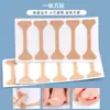 Pegatina para uñas en forma de I, ranura para uñas, rodillo interior corrector, estiramiento, almohadilla para uñas sin pegamento, parche ortopédico para uñas