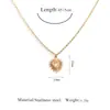Joias Estilo Europeu e Americano Acessórios Pingente de Ouro Colar, Colar com Pingente de Flor Coração Sol de Aço Inoxidável Versátil da Moda