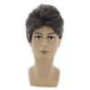 Peluca de moda europea y americana para hombres de mediana edad, cabello corto, red rosa, seda de alta temperatura, esponjosa, cabello corto y rizado con manchas