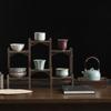 El Juego de Té de los Cinco Hornos Famosos de la Ciudad Prohibida, Una Tetera y Cuatro Tazas, Juego de Té Kung Fu para el Hogar Caja de Regalo, Tetera de Cerámica, Juego Pequeño de Tazas de Té