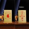 Cinco Elementos Ocho Trigramas Fuka tamaño pequeño Tarjeta de Bronce Colgante Yin y Yang Adornos Fuka Suplemento Fumen Oro, Madera, Agua, Fuego y Tierra Fuka