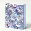 Bolsa de Regalo Estilo Pintura al Óleo con Flores Frescas Bolsita de Papel Colorida para Instagram Bolsa para Souvenir de Festival En Stock
