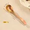 Colher de Titânio Puro, Colher de Flor de Gelo de Alta Qualidade, Colher de Café, Colher de Jantar Doméstica, Colher de Condimento, Utensílios de Mesa para Acampamento ao Ar Livre, Colher de Sopa