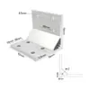 Asiento de Esquina de Perfil de Aluminio 20 30 40 45 60 80 Estándar Europeo Estándar Nacional Ángulo Recto de 90 Grados Extrusión Código de Esquina Conector